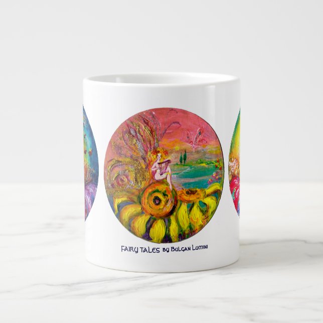 GRANDE TASSE IMAGINAIRE DE FLEURS MAGIQUES (Devant)