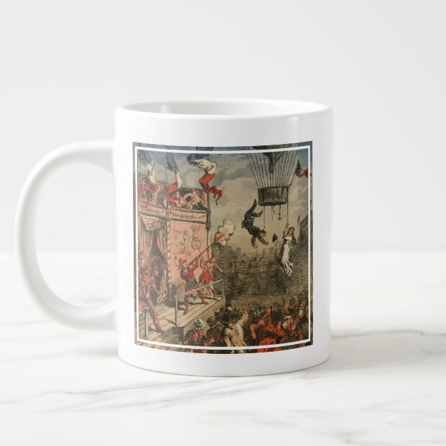 Grande Tasse Impression Humoristique D'Un Interprète Théâtral (Gauche)