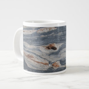 Grande Tasse Impression Rock Boudinage en calcaire