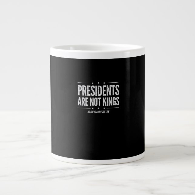 Grande Tasse In America Presidents Are Not Kings Retro Classic (Devant)