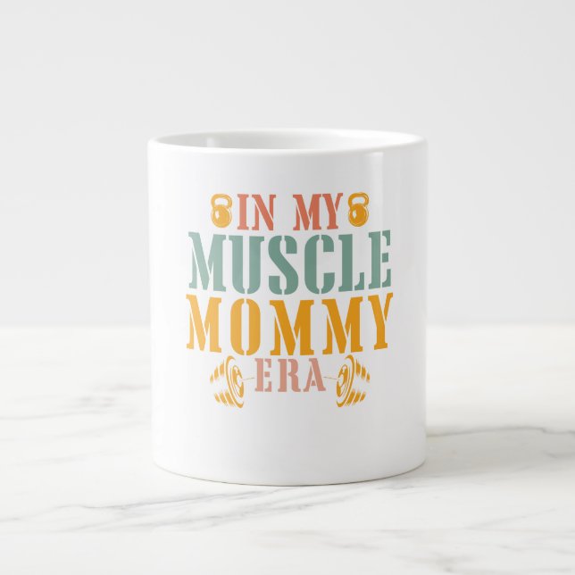 Grande Tasse In My Muscle Mommy Era fitness (Devant)