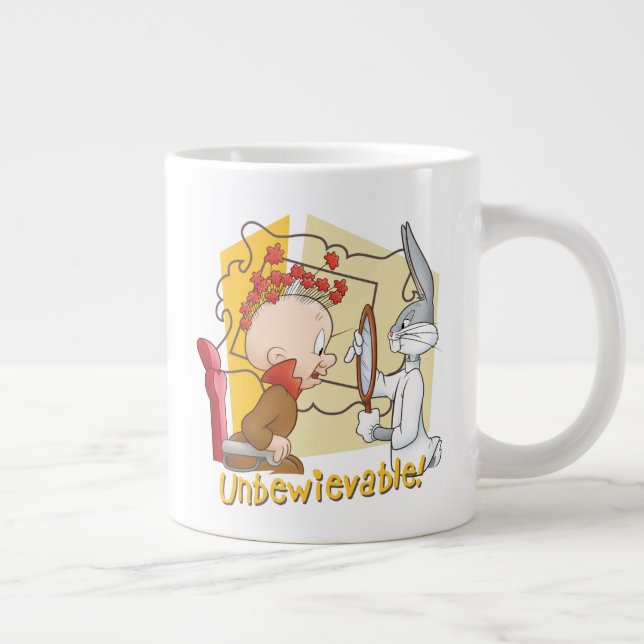 Grande Tasse "Incroyable" Barbier Bugs Bunny™ et Elmer Fudd (Droite)