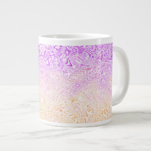 Grande Tasse Indicateur Trippy Squiggly Boho Abstrait Trixic Pr