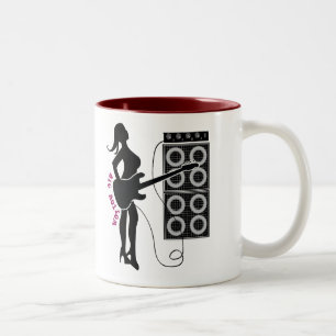 Grande tasse inférieure de guitare basse