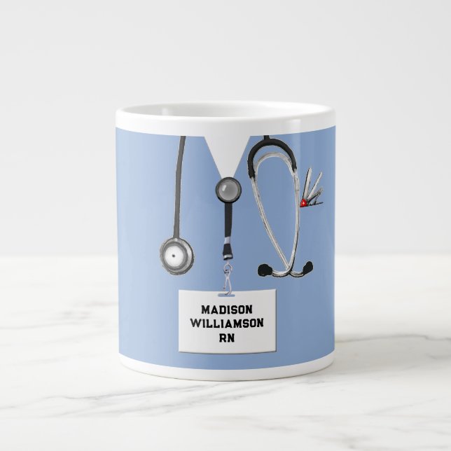 Grande Tasse Infirmière personnalisée (Devant)