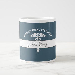 Grande Tasse Infirmière Praticien Script de Graduation Personna