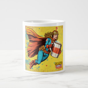 Grande Tasse Infirmière super-héroïne dans le style de l'art de
