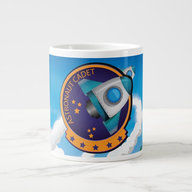 Grande Tasse Insigne de cadet astronaute (Devant)