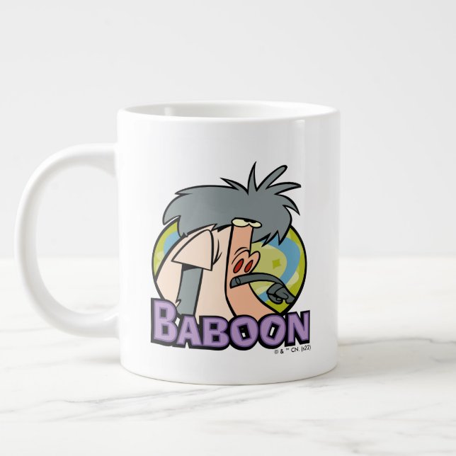 Grande Tasse Insigne de caractère I.R. Baboon (Gauche)