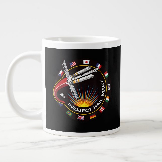 Grande Tasse Insigne de mission spatiale (Gauche)