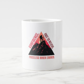 Grande Tasse Inspiration de la boue de café de confiance