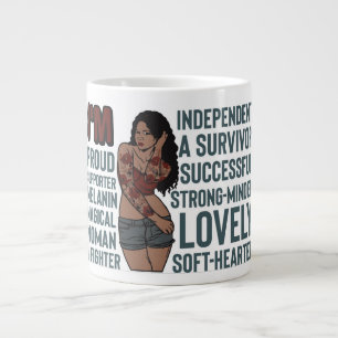 Grande Tasse Inspiration motivation positive reine noire