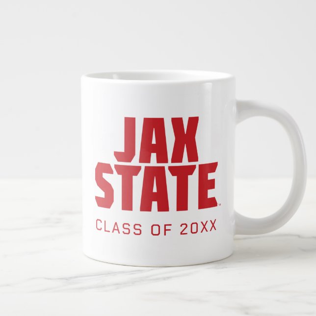 Grande Tasse Jacksonville State University JAX STATE Bold Red (Droite)