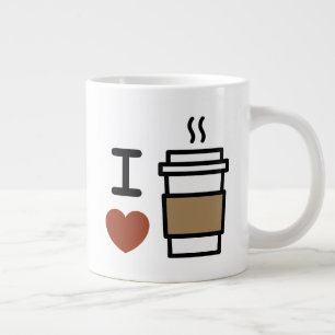 Grande Tasse J'adore le café