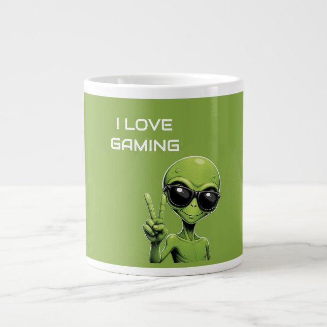 Grande Tasse J'adore le jeu vidéo (Devant)