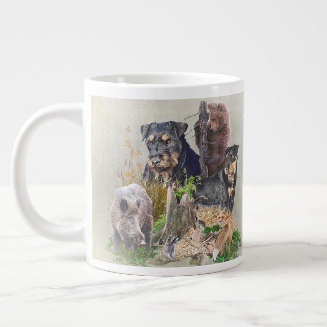 Grande Tasse Jagdterrier Apache c. Renbrad. Bouchon de café (Gauche)