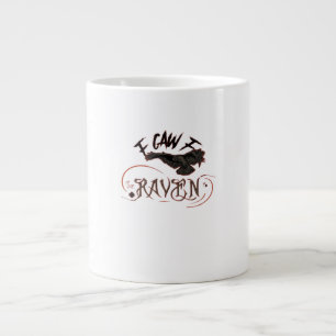 Grande Tasse J'ai vu le corbeau Art gothique Horreur Classique