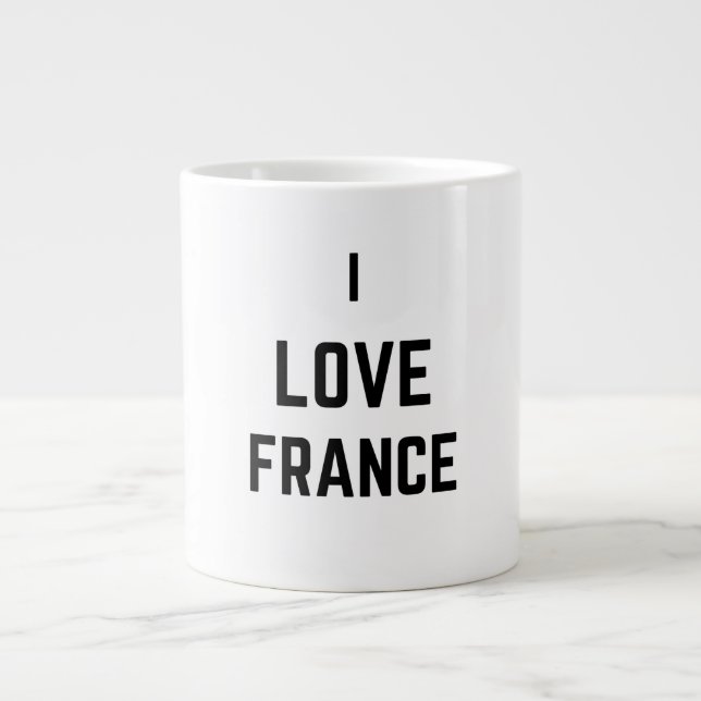 GRANDE TASSE J'AIME LA FRANCE (Devant)