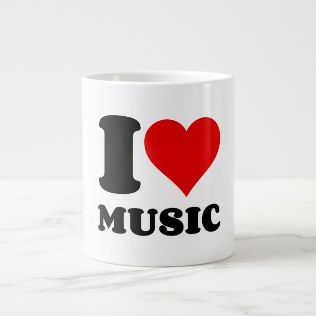 GRANDE TASSE J'AIME LA MUSIQUE (Devant)