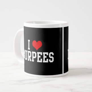 Grande Tasse J'aime les brûlures, la forme