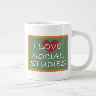 Grande Tasse J'aime les études sociales