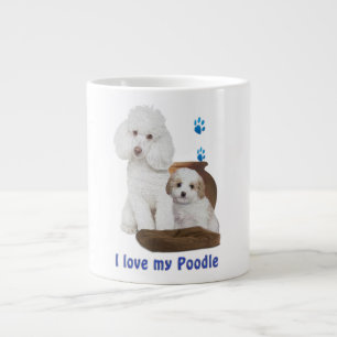 Grande Tasse J'aime mon caniche