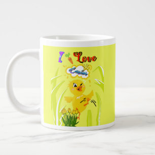 Grande Tasse J'aime Pâques