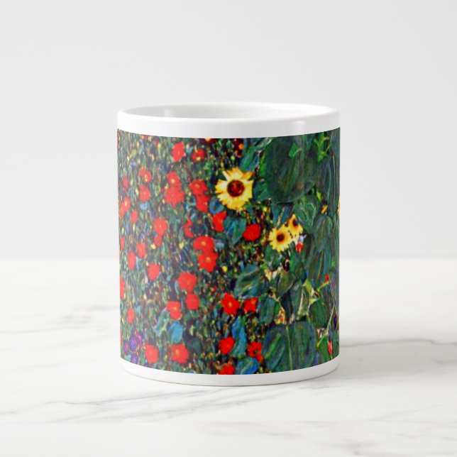 Grande Tasse Jardin aux fleurs Gustav Klimt (Devant)