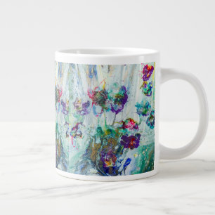 Grande Tasse Jardin des colibris Peinture abstraite