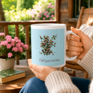 Grande Tasse Jardin Floral de Rhododendrons sur mesure