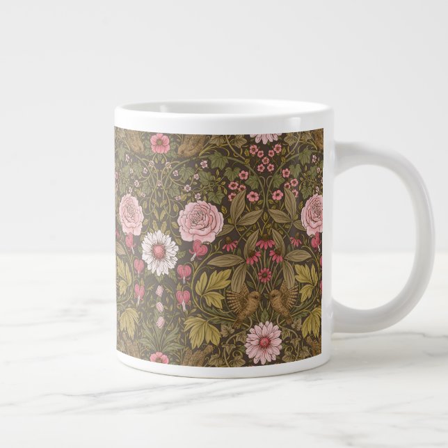 Grande Tasse Jardin sauvage sur café brun (Droite)