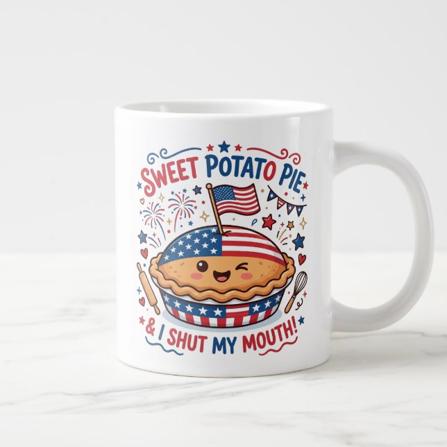 Grande Tasse Je ferme ma bouche (Droite)