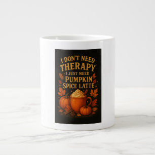 Grande Tasse Je n'ai pas besoin de thérapie, j'ai besoin de lat