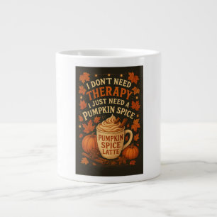 Grande Tasse Je n'ai pas besoin de thérapie, j'ai besoin d'un l
