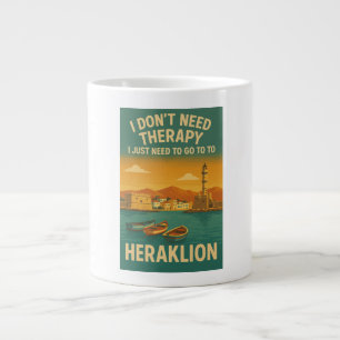Grande Tasse Je n'ai pas besoin de thérapie, j'ai juste besoin