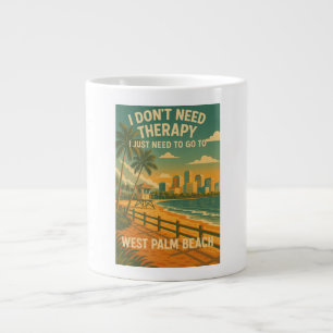 Grande Tasse Je n'ai pas besoin de thérapie, j'ai juste besoin 