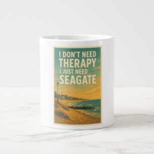 Grande Tasse Je n'ai pas besoin de thérapie, j'ai juste besoin 