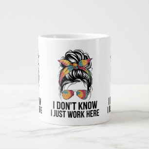 Grande Tasse Je ne sais pas je travaille juste ici citations dr