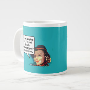 Grande Tasse Je ne te juge pas... Retro Woman