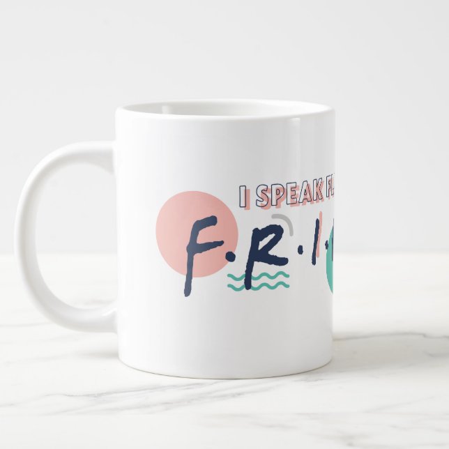 Grande Tasse Je parle des devis Fluent FRIENDS™ (Gauche)