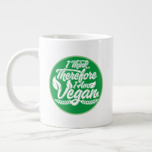 Grande Tasse Je Pense Que Je Suis Vegan.