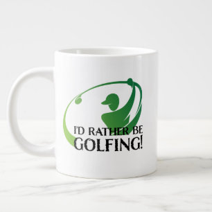 Grande Tasse Je Préférerais Être Golfing Golfers Golf Modern Ci