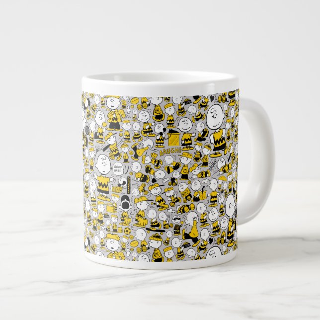 Grande Tasse Je Suis Charlie Motif Brown (Devant droit)