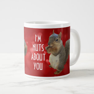 Grande Tasse Je Suis Fous De Toi Écureuil Brun