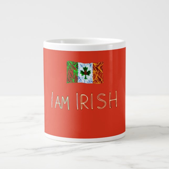 Grande Tasse Je suis Irlandais (Devant)