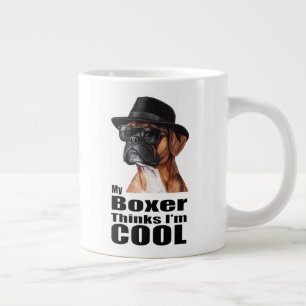 Grande Tasse Je suis le chien de boxe Cool