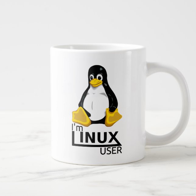 Grande Tasse Je suis un utilisateur Linux (Droite)