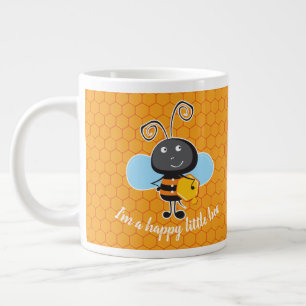 Grande Tasse "Je suis une petite abeille heureuse"