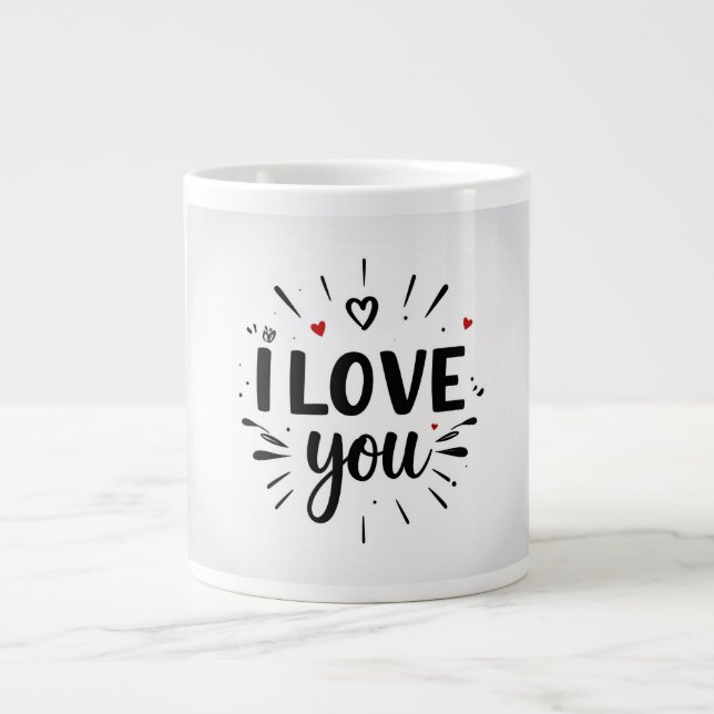 Grande Tasse Je t'aime (Devant)