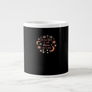 Grande Tasse Je t'aime jusqu'à la lune et retour Tendre Style R